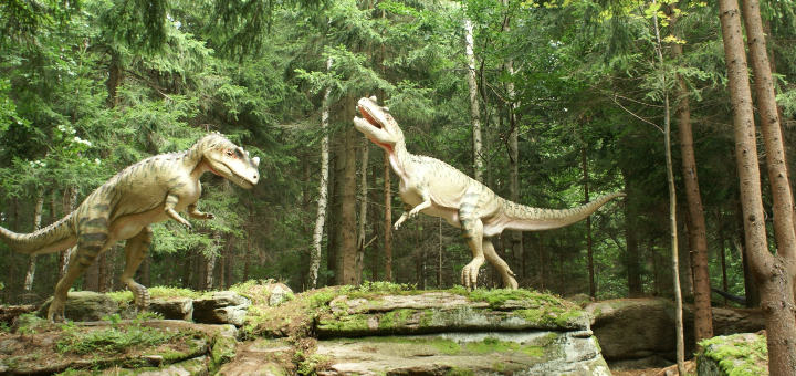 szklarska poręba park dinozaurów