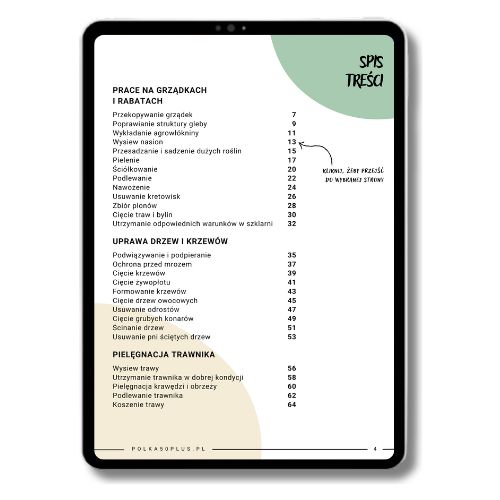 E-book „50 najgorszych prac ogrodowych” – spis treści