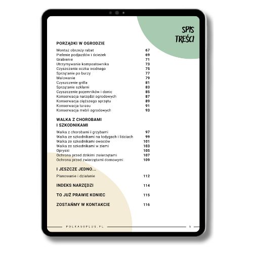 E-book „50 najgorszych prac ogrodowych” – spis treści