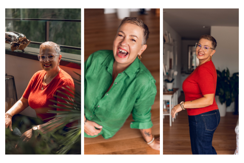 Portrety Małgorzaty Bednarzewskiej w jej domu. Fotograf: Estera Laskowska